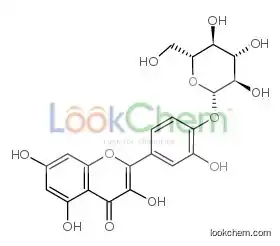 3,5,7-trihydroxy-2-[3-hydroxy-4-[(2s,3r,4s,5s,6r)-3,4,5-trihydroxy-6-(hydroxymethyl)oxan-2-yl]oxyphenyl]chromen-4-one