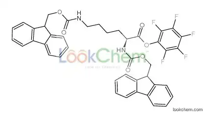 (2,3,4,5,6-pentafluorophenyl) (2s)-2,6-bis(9h-fluoren-9-ylmethoxycarbonylamino)hexanoate