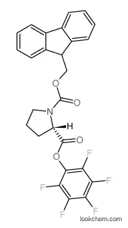 1-o-(9h-fluoren-9-ylmethyl) 2-o-(2,3,4,5,6-pentafluorophenyl) (2s)-pyrrolidine-1,2-dicarboxylate