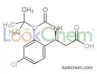 (3s)-3-(4-chlorophenyl)-3-[(2-methylpropan-2-yl)oxycarbonylamino]propanoic Acid