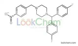 1-[bis(4-fluorophenyl)methyl]-4-[(4-nitrophenyl)methyl]piperazine