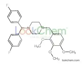 1-[bis(4-fluorophenyl)methyl]-4-[(2,3,4-trimethoxyphenyl)methyl]piperazine