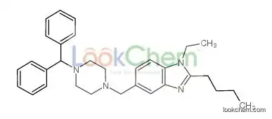 5-[(4-benzhydrylpiperazin-1-yl)methyl]-2-butyl-1-ethylbenzimidazole