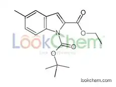 1-o-tert-butyl 2-o-ethyl 5-methylindole-1,2-dicarboxylate