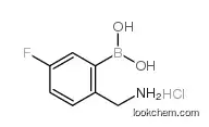 [2-(aminomethyl)-5-fluorophenyl]boronic Acid,hydrochloride