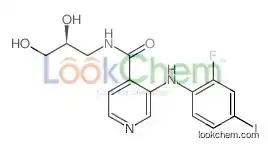 N-[(2s)-2,3-dihydroxypropyl]-3-(2-fluoro-4-iodoanilino)pyridine-4-carboxamide