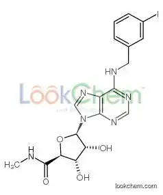 (2s,3s,4r,5r)-3,4-dihydroxy-5-[6-[(3-iodophenyl)methylamino]purin-9-yl]-n-methyloxolane-2-carboxamide
