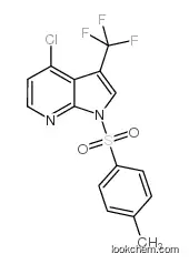 4-chloro-1-(4-methylphenyl)sulfonyl-3-(trifluoromethyl)pyrrolo[2,3-b]pyridine