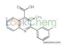 2-(3-chlorophenyl)-3-methylquinoline-4-carboxylic Acid