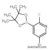 5-bromo-2-fluoro-3-(4,4,5,5-tetramethyl-[1,3,2]-dioxaborolan-2-yl)pyridine