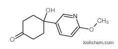 4-hydroxy-4-(6-methoxypyridin-3-yl)cyclohexan-1-one