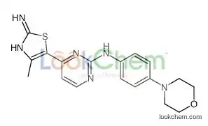 4-methyl-5-[2-(4-morpholin-4-ylanilino)pyrimidin-4-yl]-1,3-thiazol-2-amine
