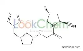4-fluoro-1-[2-[[(1r,3s)-3-(1,2,4-triazol-1-ylmethyl)cyclopentyl]amino]acetyl]pyrrolidine-2-carbonitrile