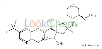 [(1s,3r)-3-[[(3s,4s)-3-methoxyoxan-4-yl]amino]-1-propan-2-ylcyclopentyl]-[3-(trifluoromethyl)-7,8-dihydro-5h-1,6-naphthyridin-6-