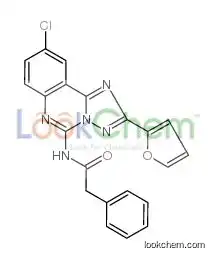 N-[9-chloro-2-(furan-2-yl)-[1,2,4]triazolo[1,5-c]quinazolin-5-yl]-2-phenylacetamide