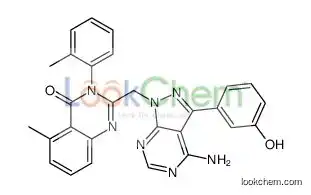 2-[[4-amino-3-(3-hydroxyphenyl)pyrazolo[3,4-d]pyrimidin-1-yl]methyl]-5-methyl-3-(2-methylphenyl)quinazolin-4-one