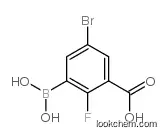 3-borono-5-bromo-2-fluorobenzoic Acid