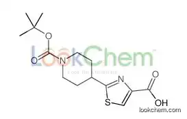 2-[1-[(2-methylpropan-2-yl)oxycarbonyl]piperidin-4-yl]-1,3-thiazole-4-carboxylic Acid