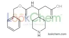 3-amino-3-(1-phenylmethoxycarbonylpiperidin-4-yl)propanoic Acid