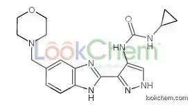 1-cyclopropyl-3-[(3z)-3-[5-(morpholin-4-ylmethyl)benzimidazol-2-ylidene]-1,2-dihydropyrazol-4-yl]urea