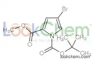 1-o-tert-butyl 2-o-methyl 4-bromopyrrole-1,2-dicarboxylate