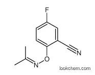 5-fluoro-2-(propan-2-ylideneamino)oxybenzonitrile