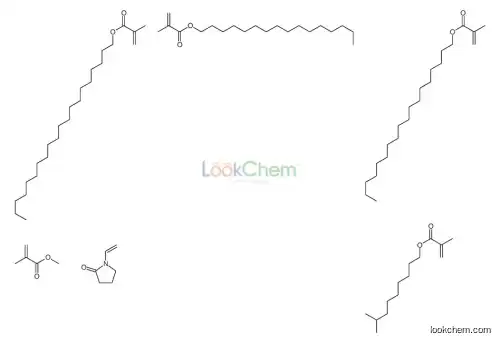 1-ethenylpyrrolidin-2-one,hexadecyl 2-methylprop-2-enoate,icosyl 2-methylprop-2-enoate,methyl 2-methylprop-2-enoate,8-methylnony