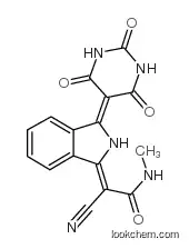 (2z)-2-cyano-n-methyl-2-[3-(2,4,6-trioxo-1,3-diazinan-5-ylidene)isoindol-1-ylidene]acetamide