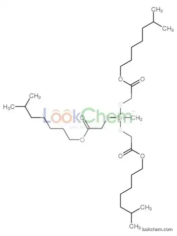 6-methylheptyl 2-[methyl-bis[[2-(6-methylheptoxy)-2-oxoethyl]sulfanyl]stannyl]sulfanylacetate