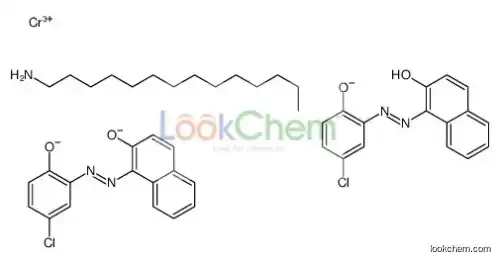 1-[(5-chloro-2-oxidophenyl)diazenyl]naphthalen-2-olate,chromium(3+),hydron,tetradecan-1-amine