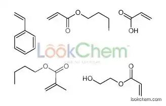 Butyl 2-methylprop-2-enoate,butyl Prop-2-enoate,2-hydroxyethyl Prop-2-enoate,prop-2-enoic Acid,styrene