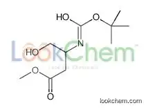 Methyl 4-hydroxy-3-[(2-methylpropan-2-yl)oxycarbonylamino]butanoate