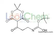 Tert-butyl N-[3-(2,2-dimethyl-4,6-dioxo-1,3-dioxan-5-yl)-3-oxopropyl]carbamate