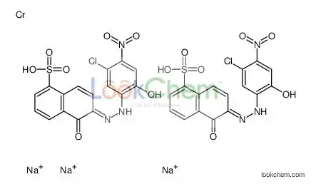 Trisodium,(6e)-6-[(5-chloro-2-hydroxy-4-nitrophenyl)hydrazinylidene]-5-oxonaphthalene-1-sulfonic Acid,chromium