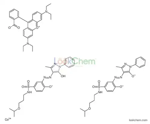 [9-(2-carboxyphenyl)-6-(diethylamino)xanthen-3-ylidene]-diethylazanium,cobalt(3+),5-methyl-4-[[2-oxido-5-(3-propan-2-yloxypropyl