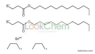 Dodecyl 3-[dibutyl-(3-dodecoxy-3-oxopropyl)sulfanylstannyl]sulfanylpropanoate