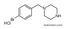 1-[(4-bromophenyl)methyl]piperazine,hydrochloride