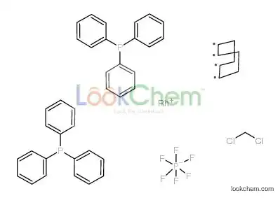 (1,5-cyclooctadiene)bis(triphenylphosphine)rhodium(i) Hexafluorophosphate Dichloromethane Complex (1:1)