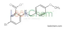 4-bromo-n-[(4-methoxyphenyl)methyl]-2-nitroaniline