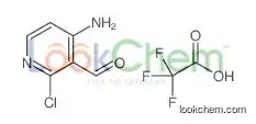 4-amino-2-chloropyridine-3-carbaldehyde,2,2,2-trifluoroacetic Acid
