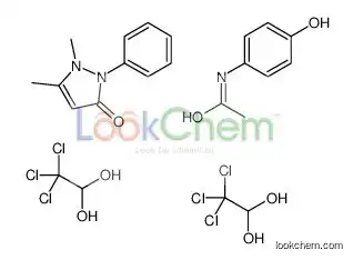 1,5-dimethyl-2-phenylpyrazol-3-one,n-(4-hydroxyphenyl)acetamide,2,2,2-trichloroethane-1,1-diol