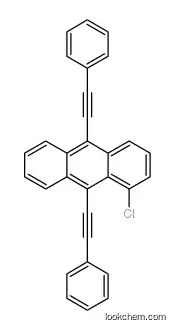 1-chloro-9,10-bis(2-phenylethynyl)anthracene