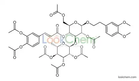 2-(3,4-dimethoxyphenyl)ethyl 2,6-di-o-acetyl-4-o-[(2e)-3-(3,4-dia Cetoxyphenyl)-2-propenoyl]-3-o-(2,3,4-tri-o-acetyl-6-deoxy--l-