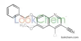 4-chloro-6-methoxy-7-phenylmethoxyquinoline-3-carbonitrile