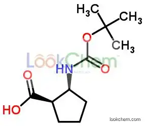 130981-12-3 (1R,2S)-2-[(tert-butoxycarbonyl)amino]cyclopentanecarboxylic acid