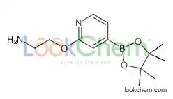 2-[4-(4,4,5,5-tetramethyl-1,3,2-dioxaborolan-2-yl)pyridin-2-yl]oxyethanamine