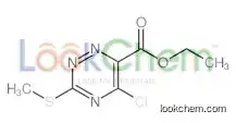 Ethyl 5-chloro-3-methylsulfanyl-1,2,4-triazine-6-carboxylate