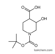 3-hydroxy-1-[(2-methylpropan-2-yl)oxycarbonyl]piperidine-4-carboxylic Acid