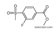 Methyl 3-fluoro-4-(methylsulfonyl)benzoate