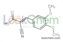 2-cyano-3-(3,4-dimethoxyphenyl)prop-2-enoic Acid
